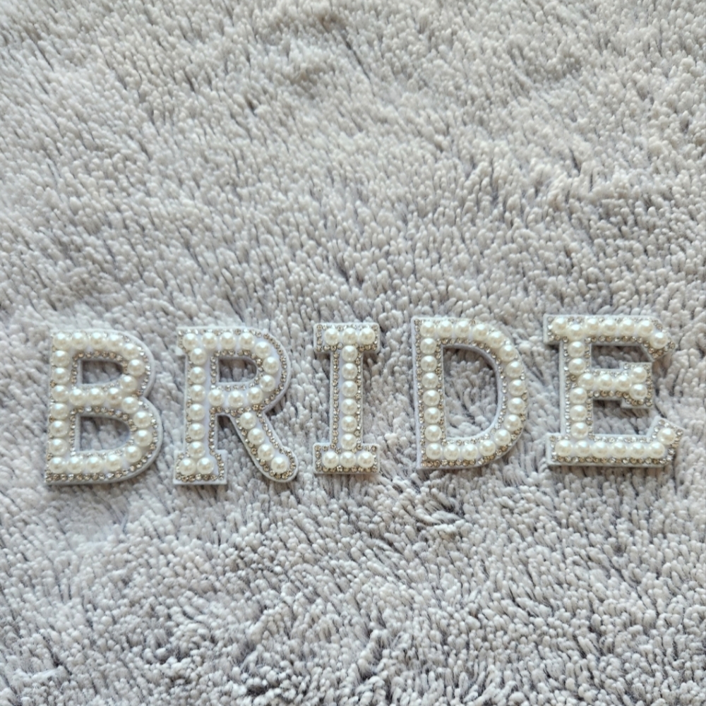 2/$10 BRIDE Letters [Rhinestone]👰